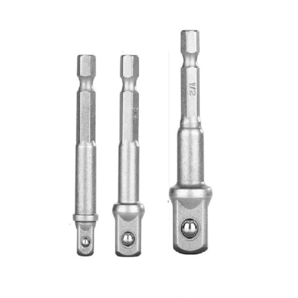 Total Magnetic Nut Adaptor 3Pcs Set Tac273651
