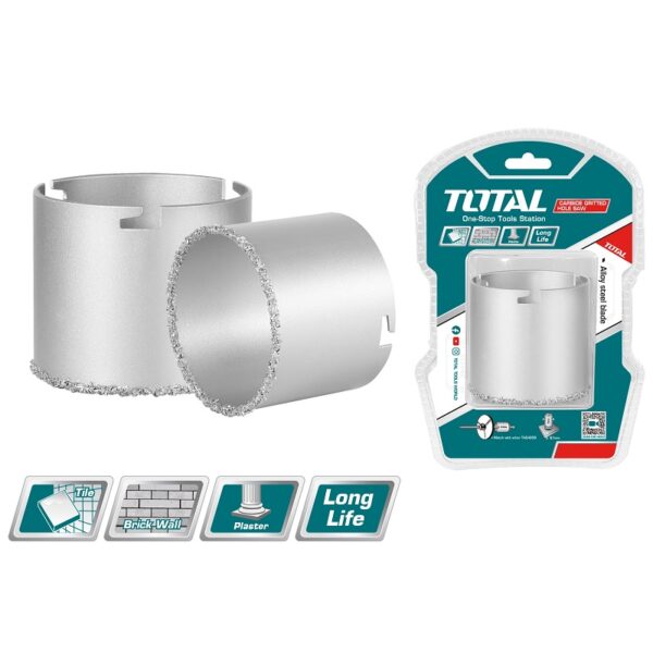 Total Hole Saw 67Mm Carbide Gritted Tac440671