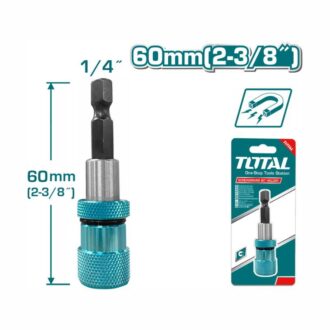 Total Screw Driver Bit Holder Set with Limit Extension Function 60mm TAC464601