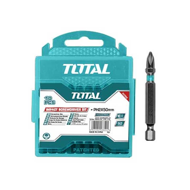 Total Screw Driver Bit Set 10Pcs Set Tacim16Ph223