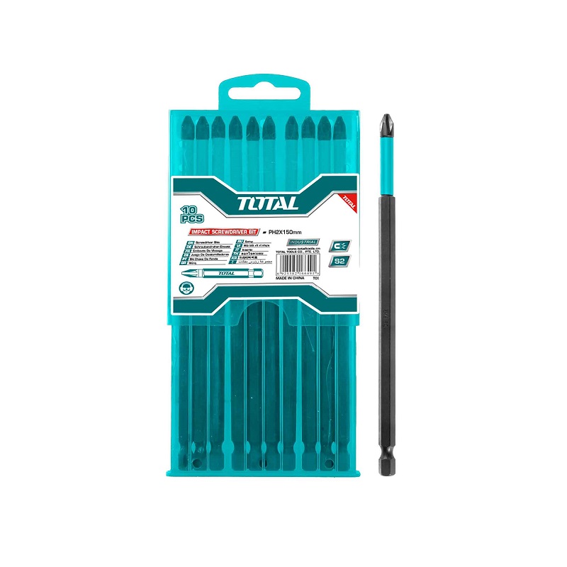 Total Screw Driver Bit Impact 10Pcs Set Tacim16Ph263