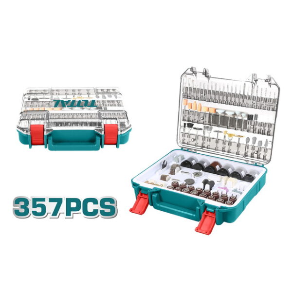 Total Drill Bits Accessories Of Mini Drill 357Pcs Tacsd13571