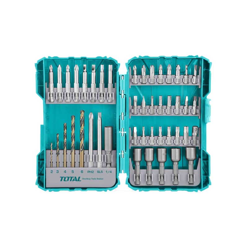 Total Screw Driver Bit 45Pcs Set Tacsdl24501