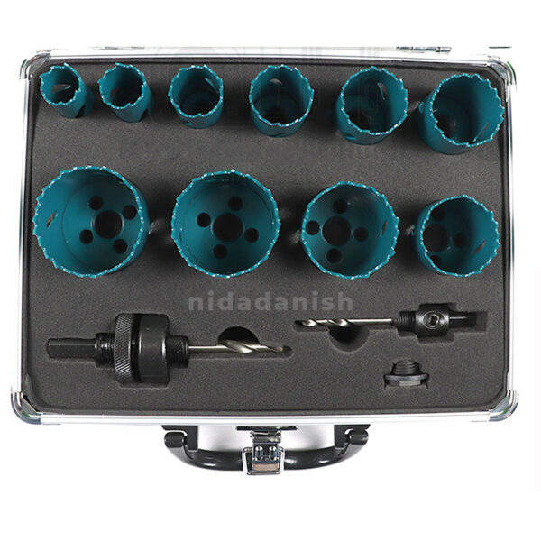 Total Hole Saw Set Bi-Metal 12Pcs Tacsh1121