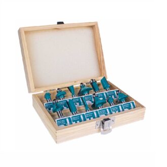 Total Router Bit 8mm Pack of 12 TACSR1121