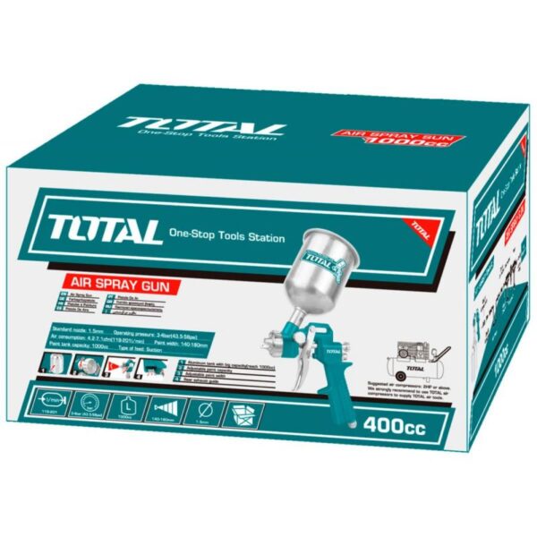 Total Paint Spray Gun 400Cc Tat10401