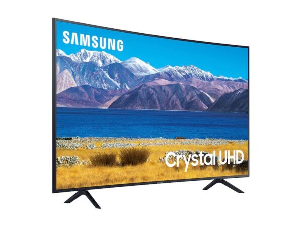 Samsung 65&Quot; Led 4K Crystal Uhd Smart Tv, Air Slim Design, Curved Screen, Ambient Mode, Hdr, Game Enhancer, Smart Hub &Amp; One Remote Control 65Tu8300