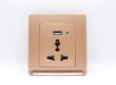 Tronic Single Socket with USB