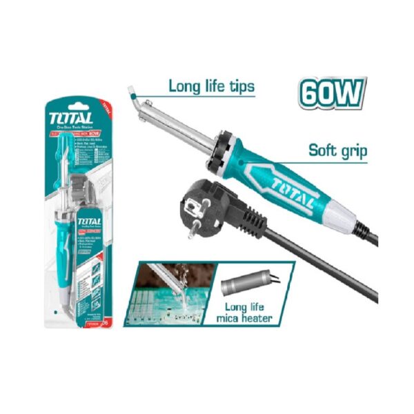 Total Electric Soldering Iron 60W Bent Tet2606