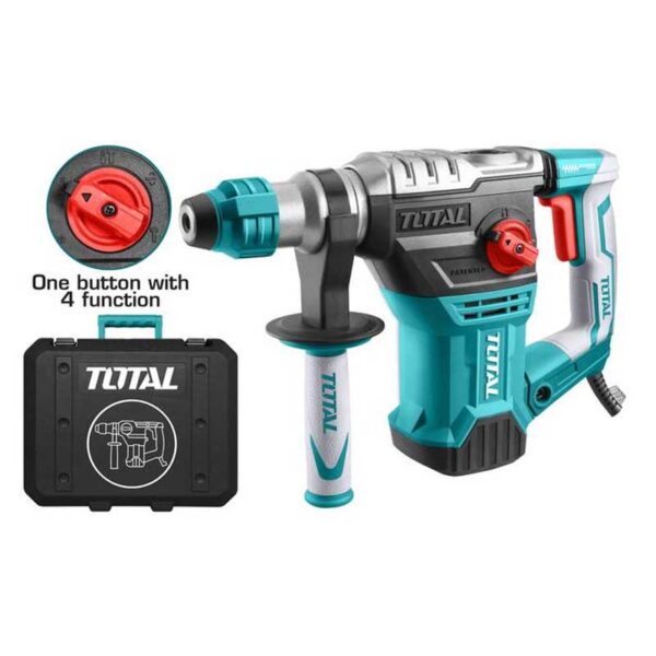 Total Rotary Hammer Drill Machine 1500W 4 Functions Sds Plus Th1153236