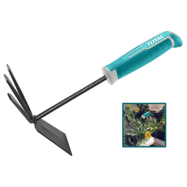 Total Mini Garden Rake 290Mm Metal Thgt979K