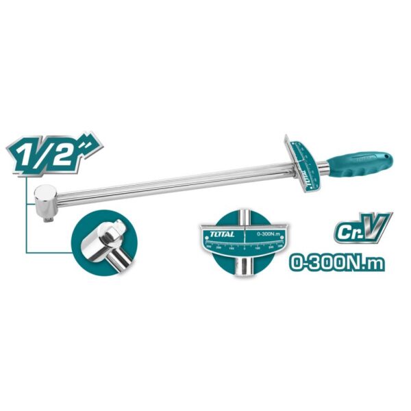 Total Torque Wrench ½&Quot; Cr-V Thptw300N2