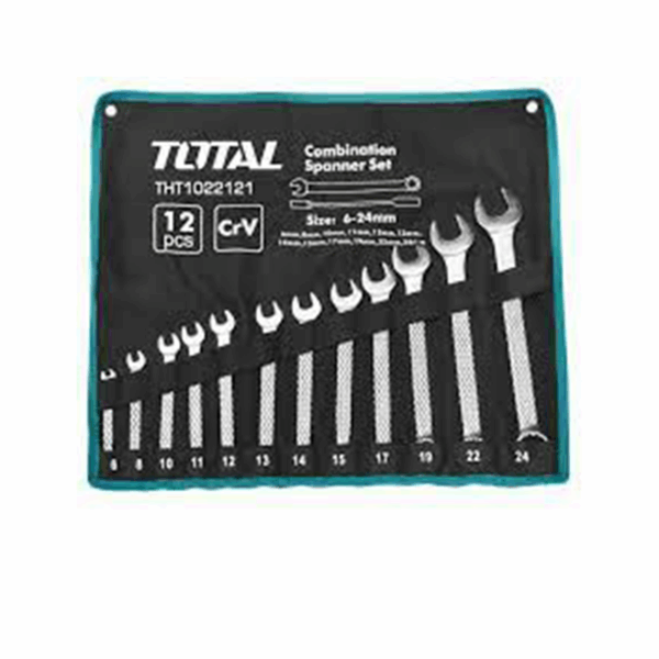 Total Combination Spanner Set 6-24Mm 12Pcs Tht1022121