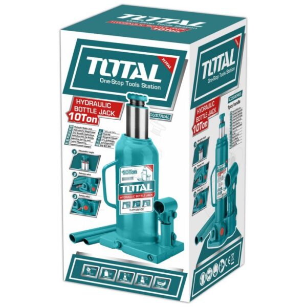 Total Hydraulic Bottle Jack 10Ton Tht109102