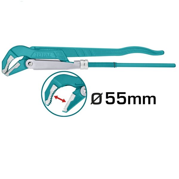 Total Swedish Pipe Wrench 1-1/2&Quot; Heavy Duty Tht172153