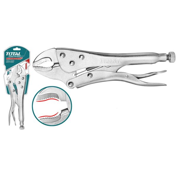 Total Curved Jaw Locking Plier 7&Quot; Tht190703