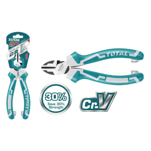 Total Diagonal Cutting Pliers High Leverage 7&Quot; Tht230706S