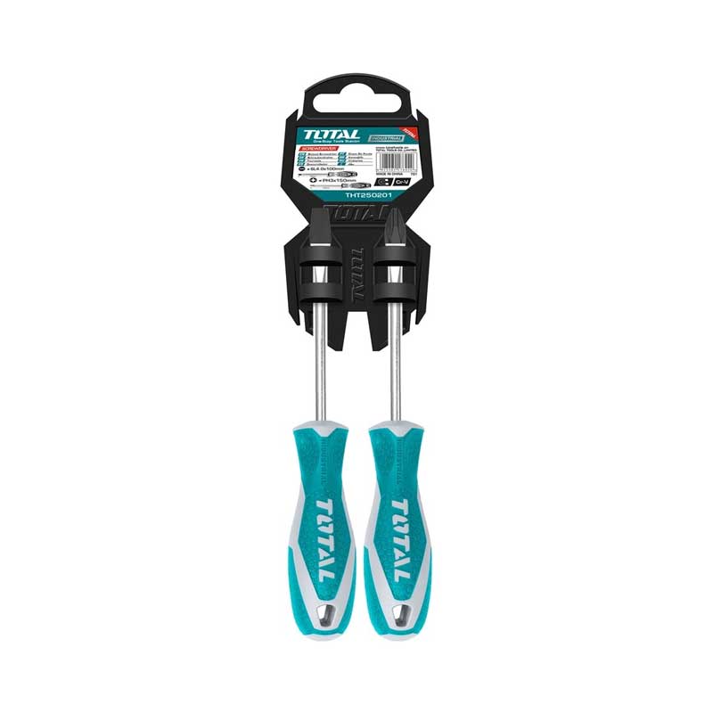 Total Screw Driver 2Pcs Set Tht250201