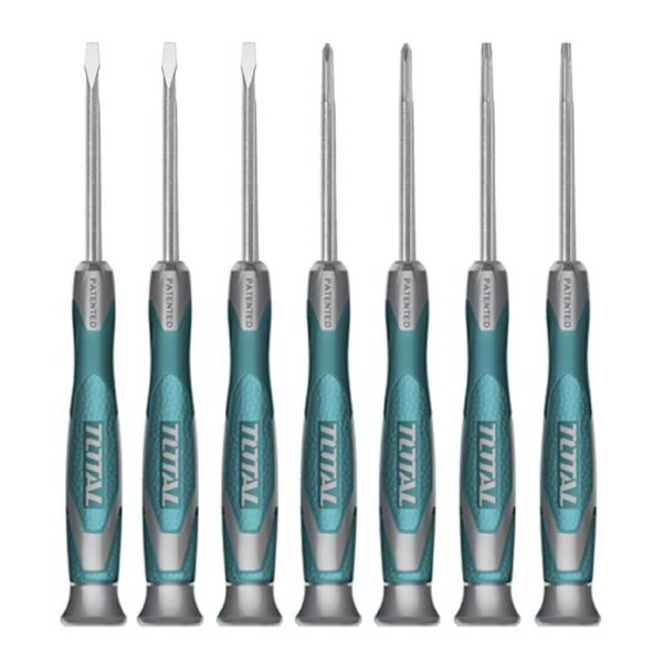 Total Precision Screwdriver Set 7Pcs Tht250726