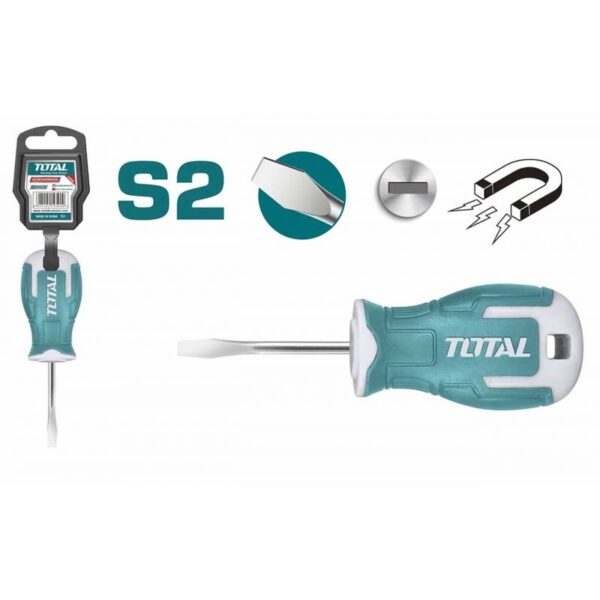 Total Slotted Screw Driver Sl6.5 X 38Mm Tht266038