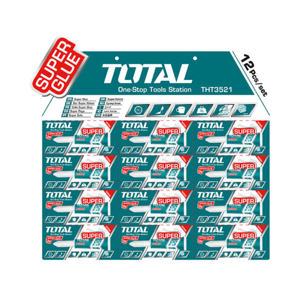 Total Super Glue Tht3521 (Pack Of 12)