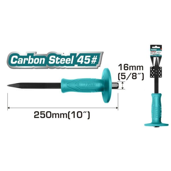 Total Concrete Chisel 250Mm Pointed Tht4221026