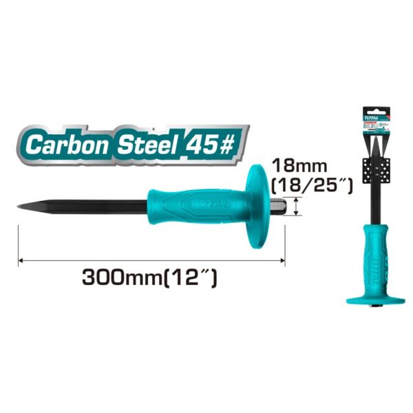 Total Concrete Chisel 300Mm Pointed Tht4221226