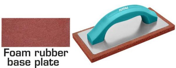 Total Plastering Trowel 230 X 100Mm Foam Rubber Base Tht8320106