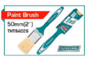 Total Paint Brush Plastic Rubber Covered Handle 2" THT84026
