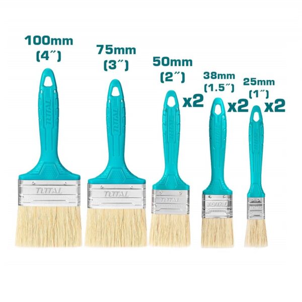 Total Paint Brush Set 8Pc Tht8450801