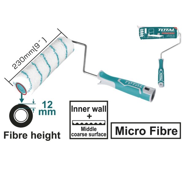 Total Paint Roller Brush Inner Wall 230Mm Tht8592D