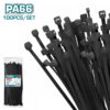 Total Cable Ties 600 x 9mm Black THTCTB60090 (100pcs Set)