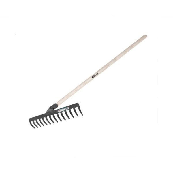Total Garden Rake Gravel With Handle Ththw0204