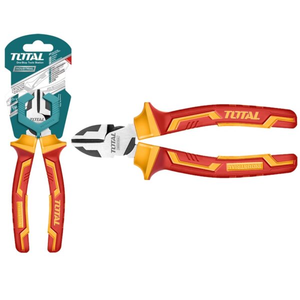 Total Diagonal Cutting Pliers 6&Quot; High Leverage Insulated Thtip2261