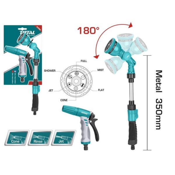 Total Garden Trigger Nozzle Watering Kit 2Pc Thwsk0201