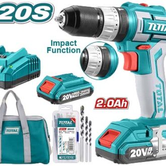 Total Impact Drill Machine Cordless Li-Ion 20V TIDLI2002