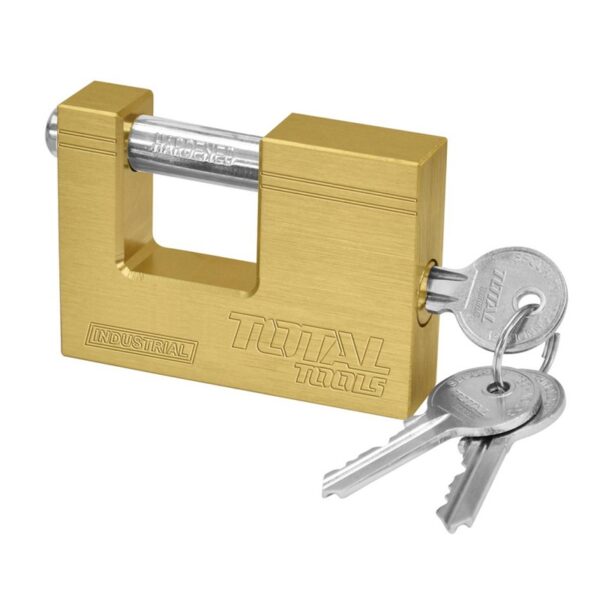 Total Brass Block Padlock 60Mm Heavy Duty Tlk32603
