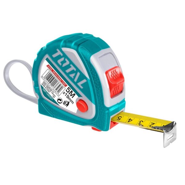Total Steel Measuring Tape 5M X 19Mm Metric &Amp; Inch Tmt126051