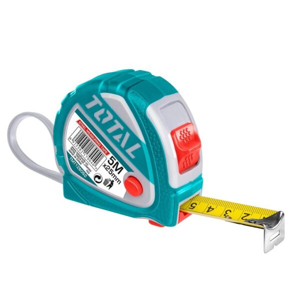 Total Steel Measuring Tape 5M X 25Mm Metric &Amp; Inch Tmt126052