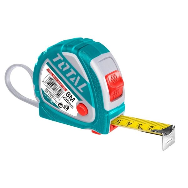 Total Steel Measuring Tape 8M X 25Mm Metric Tmt126081M