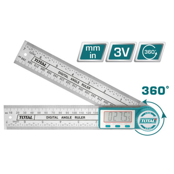 Total Angle Ruler Digital Try Square Tmt333601