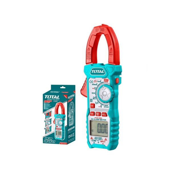 Total Digital Ac Clamp Meter 6000 Counts Tmt410004