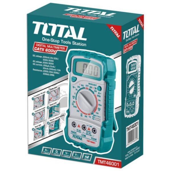 Total Multimeter Digital 600V Tmt46001