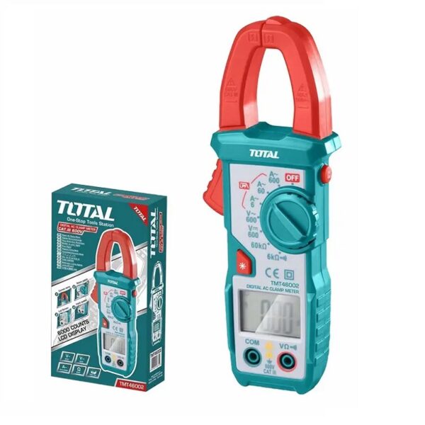 Total Digital Ac Clamp Meter 6000 Counts Tmt46002