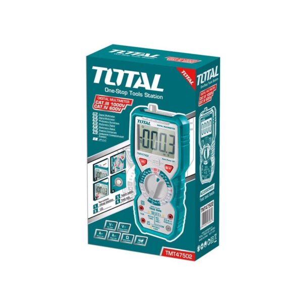 Total Digital Multimeter 6000 Counts Tmt47502