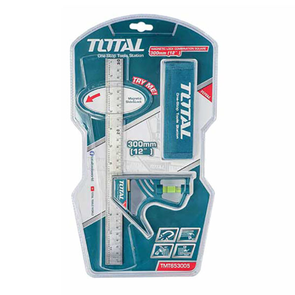 Total Magnetic Lock Combination Square Tmt653005