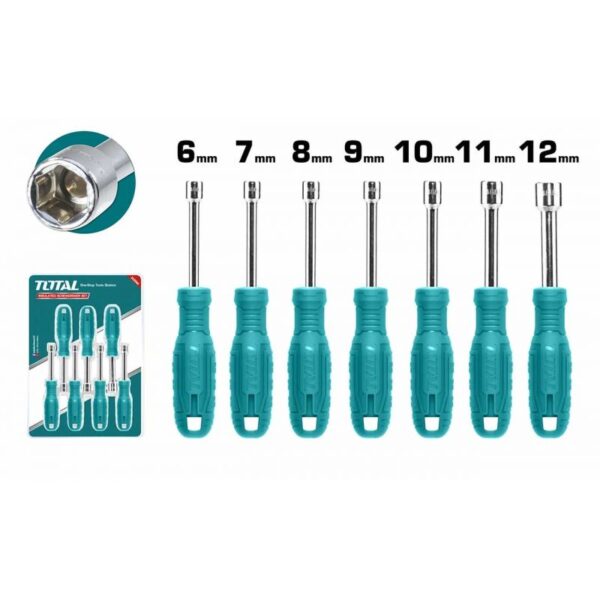 Total Screw Driver Nut 7Pcs Set Tnss0701
