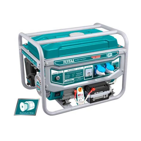 Total Petrol Generator 3Kw 4 Stroke Pull &Amp; Electric Start Tp130005-1