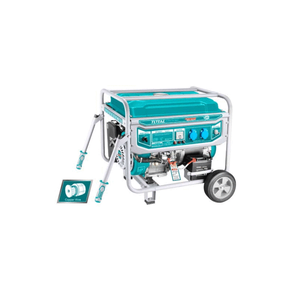 Total Petrol Generator 5.5Kw 4 Stroke Pull &Amp; Electric Start Tp155001