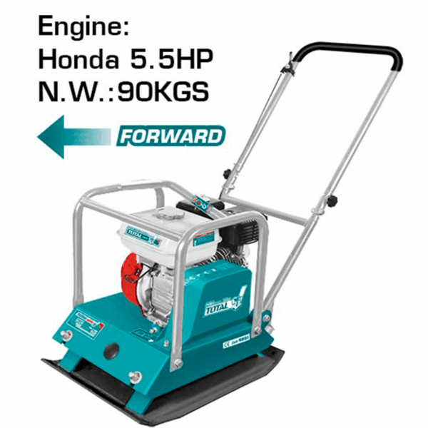 Total Plate Compactor Honda Engine 5.5Hp Petrol Tp7100-1